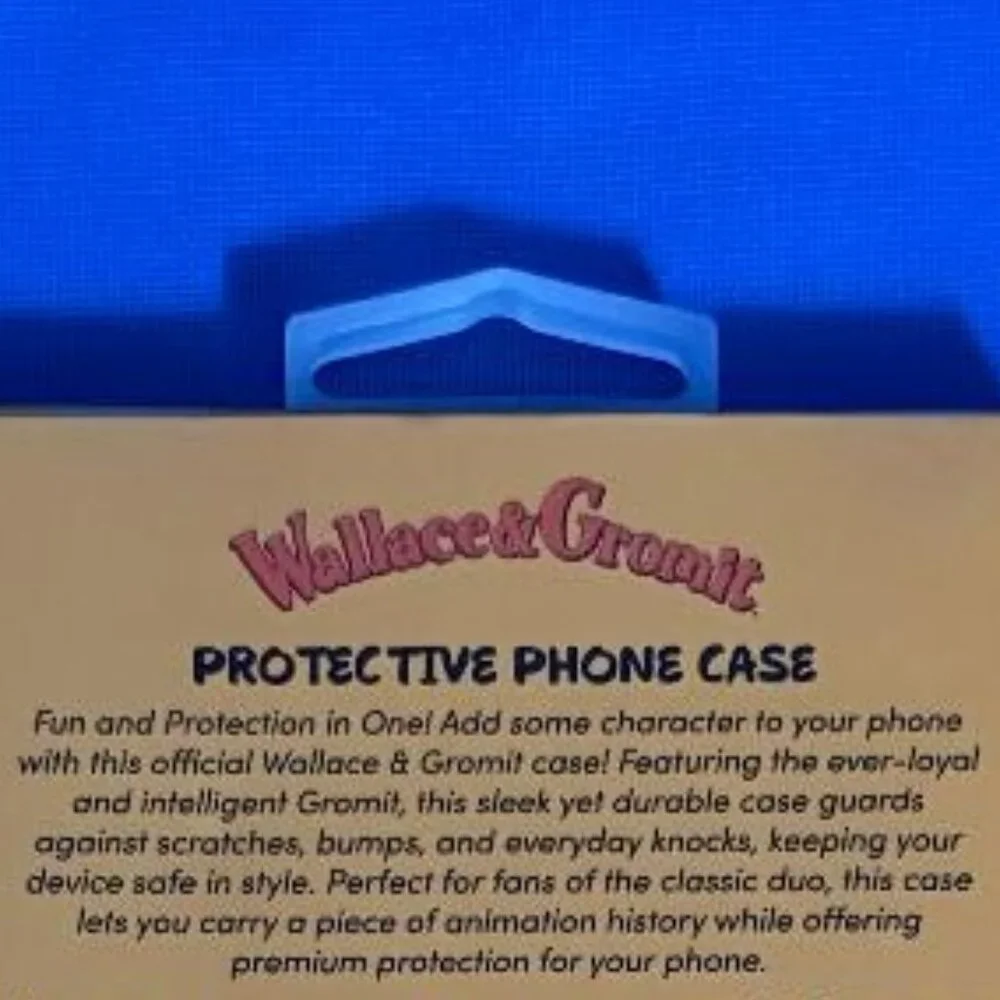BRAND NEW WALLACE & GROMIT IPHONE 15 PRO MAX PHONE CASE ~ WIRELESS FAST CHARGING